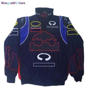 メンズジャケットF1レーシングスーツColge Sty Coat RopeanとAmerican Racing Fansカジュアルジャケットカジュアルジャケットフルブロイダー冬のジャケット0323H23