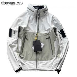 Waterproof Jackets Adhesive Hard Arc/teryss Shell 2023 Pressing Thousand Men's Capsule Outdoor Windproof Jacket Hooded 5HPC