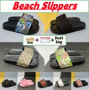 2023 Slides Sandal Mens Women Slippers Summer Beach Slide Plat Platform Ladies Home Fashion Shoes Flip Flops randig Tiger Bee