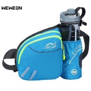 Açık çantalar erkek kadınlar çalışan bel çanta paketi spor fitness jogging bisiklet kemeri su şişeleri tutucu