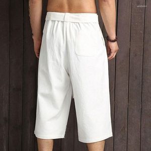 Herren Shorts sexy modische Weitbein männliche Wäsche mit mittlerer Kalte losen Fit Sommer lässig chinesische Stilqualität Baumwolle