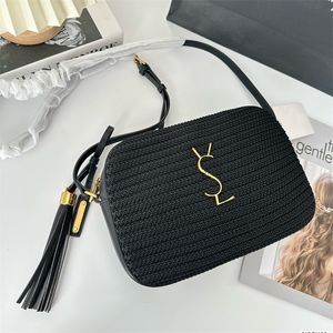 Fashion Straw Shoulder Bag Designers Raffia Bag Womens Camera Bags Cross Body Summer Travel Beach Bags Designer Totes Handbag Gold Letter