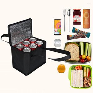 Storage Bags Thermal Cooler Bag Portable Cool Lunch Box Car Carrying Insulated Food Drink For Picnic Camping