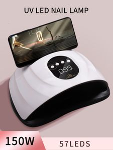 Nail Dryers Nail Dryer LED Nail Lamp UV light for Gel Polish With Motion Sensor Supplies for Professionals Manicure Pedicure Salon Tool 230323