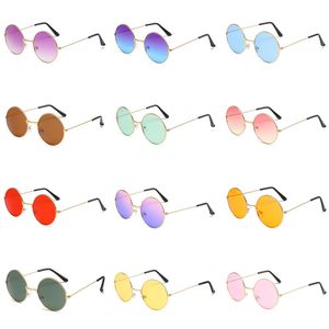 Kids Sunglasses Retro Dazzling Sun Glasses Round Frame Summer Beach Travel Girls Fashion Eye Glasses Children's Sun Shades UV Protection Eyeglasses Eyewear BC521