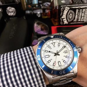 erkek saatler en kaliteli otomatik hareket 43 MM Paslanmaz çelik kayış erkek saatler ücretsiz kargo orologio di lusso Kol Saatleri