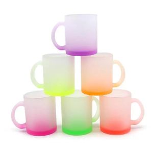 Tasse 11OZ Sublimation leere Tasse ist personalisiert für Kaffee, Bier, Wasser, Zähneputzen usw. Milchglas