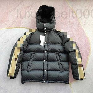 Men's Down & Parkas Designer New Fashion Mens Brand Trend Long Sleeve Single-breasted Hooded Outerwear Winter jackets Male Casual Luxury Bread Jacke YV6R