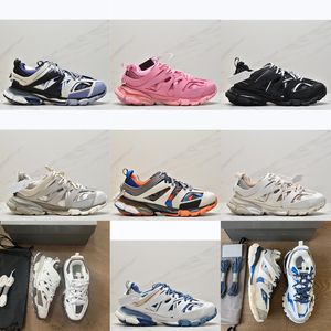 2023 Luxury Designer Casual Shoes Designer Mens Women Track 3 3.0 Platform Sneakers Vintage Tracks Runners Tess.S. Gomma lädertränare trycker löparskor