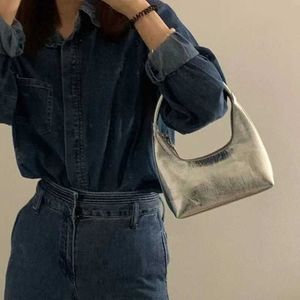 Schulter Xiuya Korea Moto 2024 Biker Zipper Handtaschen Tasche für Trendyol Frauen Casual Silber Straße Pu Leder Mode Geldbörse