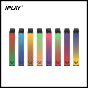 iPlay Max Disposable Vape Pen Electronic Sigarettes Apparaat 1250 mAh Batterij 8ml Pods Lege originele dampen 2500 Puffs Kit Groothandel