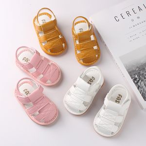 First Walkers Mode Sommer Baby Mädchen Jungen Sandalen geboren Säuglingsschuhe Casual Weichen Boden Rutschfeste Atmungsaktive Schuhe Baby Pre Walkers 230323