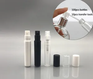 Wholesale 3ML/3Gram Refillable Plastic Spray Empty Bottle Mini Small Round Perfume Essential Oil Atomizer Container For Lotion Skin Softer Sample