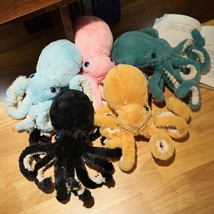 30см творческий жизненный осьминог плюшевые игрушки морские животные кукол подушка обратно подушка Детские детские дни рождения рождественские подарки LA576