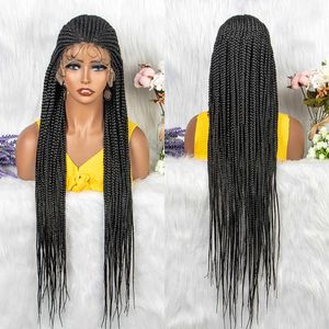 Hot Style 13x9 Lace Fine Strand Braid Head Cover LACE Braids Wig230323