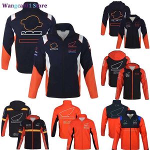 Men's Jackets 2022 Outdoor Motorcyc Windproof Jacket MOTO Racing Suit Hoodie Sweater Autumn and winter Men's Fashion Warm Zipper Jackets Coat 0323H23