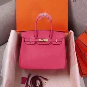 Bolsas de bolsas Birkin Bolsas Designer H Tote Bag Birkins Tamanho da bolsa de luxo de couro de couro de couro dourado 2535cm senhoras wesqv03lr têm frj