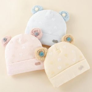 HATS CAPS BEBÊ CAP FORMA DE CARACTOON MANTENHA QUENTE espessante meninos Acessórios de algodão de meninas