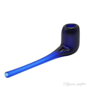 Tubos de fumo azul -aparelho gradual tubo de vidro fácil de limpar tubo de vidro limpo