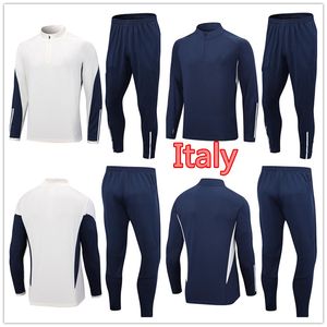 Herrens fotbollsspår Italia joggingjacka 20 23 Soccer Training Suit 23 24 Survetement de Foot Chandal de Futbol Tuta