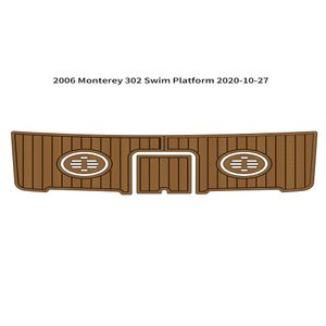 2006 Monterey 302 Swim Plantfrom Pad Pad Boat Eva Foam Faux Teak Deck Пол коврик