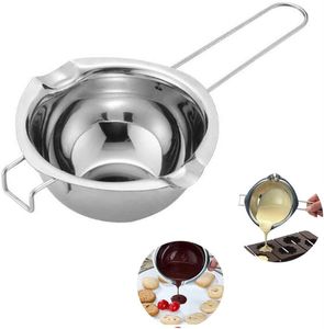 Stainless Steel Chocolate Melting Pot Cake Tools With 400ML 600ML for Melting Chocolate Candy and Candle Making