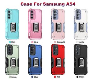 Hybrydowe przypadki telefoniczne dla Samsung S23 Plus S22 Ultra S21 A34 A54 A14 A72 A33 A53 A73 A13 5G iPhone 14 Pro Max 13 Magnetyczne uchwyt na wstrząs wstrząsowy