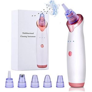 Rengöringsverktyg Tillbehör Blackhead Remover Vacuum Sug Pore Cleaner Acne Comedone Whitehead Extractor Face Nos T Zone Spot Cleaner USB RECHARGEABLE 230323