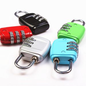 Mini Customs Lock 6*3cm Door Locks TSA 3 Digit Code Combination Resettable Travel locks Luggage Padlock Suitcase High Security