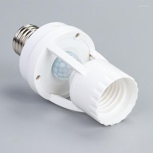 Smart 110V-240V indukcja indukcji pir lampy LED uchwyt na podczerwień czujnik ruchu e27 lampa bazowa adapter przełącznika gniazda bazowego