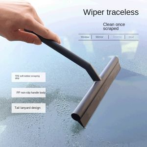 Cleaning Brushes Shower Squeegee Window Glass Wiper Silicone Scraper Cleaner Long Holdle Bathroom Mirror Wiper Scraper Glass Cleaning Accessories