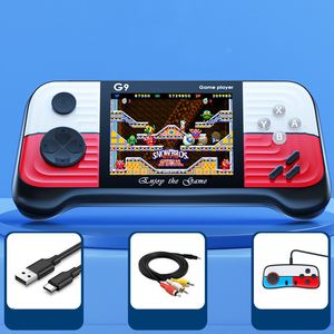 G9 Handheld Portable Arcade Game Console 3,0 tum HD Screen Gaming Spelare 666 i 1 Classic Retro Games TV Console AV Output With Controller Dropshipping