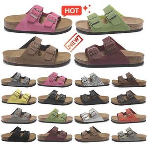 Designer Clogs Birk Shoes Men Women Sandals Arizona Gizeh unisex tofflor Läder filt Sliders utomhus inomhus spännband lägenheter kork summermpijmpij