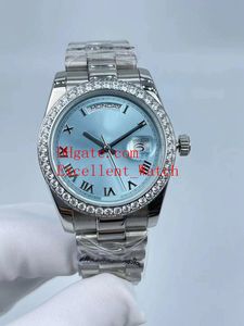 5 Stil Bestseller Unisex Armbanduhren 36 mm 128236 128238 128396 Edelstahl Asien 2813 Bewegung Automatische mechanische Uhr Uhren