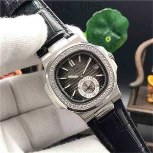 Acciaio marrone inossidabile cassa di lusso Top orologi da uomo in pelle nera cinturino lunetta zaffiro orologio meccanico automatico da uomo di marca PIRS