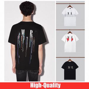 designer överdimensionerad t-shirt herrar kvinnor tryckt mode t-shirt toppkvalitet bomull casual tees kort ärm lyx hip hop streetwear miri tshirt q1tt#