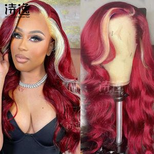 Wxw99j Two 613 13x4 BodyWave Lace Front Human Hair wigs 230323