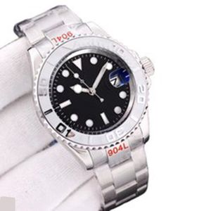 Zegarki dla męskich automatycznych serii Jachtmaster Watch Watch 41 mm Składanie stali nierdzewnej Kluczowy Wodoodporny Sapphire Luminous Watch Montre de Luxe
