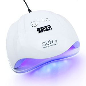 Essiccatori per unghie 48W / 54W SUN X Lampada UV per unghie Lampade a LED Asciugacapelli per tutti i gel Lampada per polimerizzazione smalto per unghie con sensore intelligente Strumenti per manicure Ongle 230323