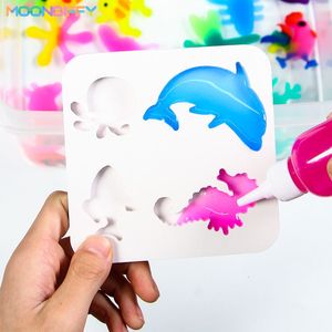 Intelligence toys Magic Water Baby Toy Ocean Mold Elf Handmade DIY Material Set Children s Puzzle 230323