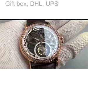 Механические роскошные часы для Mens Pate Philipp Watch Высококачественные роскошные 42-мм турбиллин