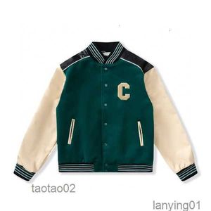 2023 Herrens designerjacka Men Coats Jacke Baseball Uniform Letter C Embroidery Pu Leather Bekväm Pearl Clasp Fashion Men'sl0fsgz2y708e