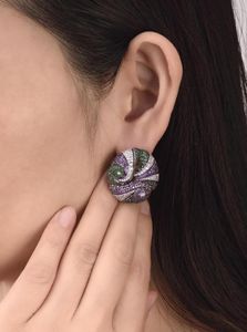Stud Earrings Fashion Korea Statement 2023 For Women Wedding Dubai Bridal Earring Bohemia Modern Jewelry SE07