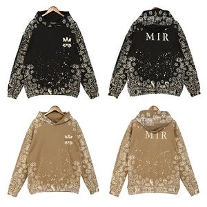 mens sweaters paint printing coat women's off white fashion loose pullover streetwear european american sizes