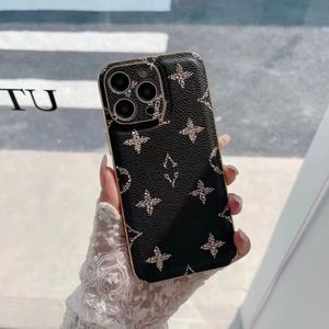 Bella Bling iPhone 15 14 13 Pro Max Cases Designer LU Phone Case 12 11 Hi Quality 18 17 16 15pro 14pro 13pro 12pro Borsa con confezione regalo Logo Ordini di mix di imballaggio