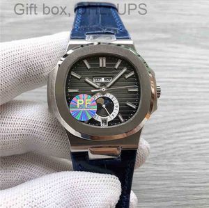 Titta på Superclone Nautilus Luxury Watches Philipp för PPF MENS PATE Titta 5711 Manlig automatisk mekanisk ZF -granatband Kvinna Lysande QG7P