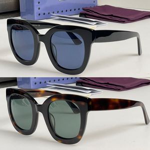 gouden logo zonnebril Drivin groot vierkant frame voor mannen blauwe gespiegelde zonnebril vrouwen ontwerpers 0382 anti-ultraviolet plaat full frame retro eyewear whit box