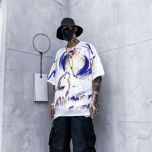 Men's T Shirts 2023 Round Neck T-shirt Korean Version Of The Tide Letter Print Hip-hop Short-sleeved Male Loose Pullover