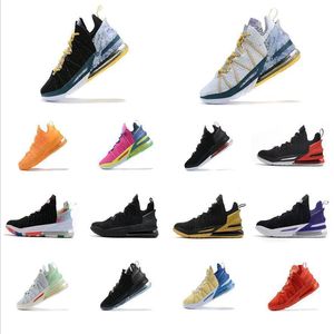 Womens Mens James lebron 18 xviii basketball shoes for youth kids What the Space Jam King Gang Easters BHM Christmas LA sneakers tennis