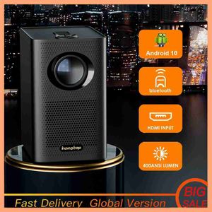 Projectors S30MAX Projector Android 10 4K Smart WIFI Portable Home Theater Cinema Android Phone Beamer Bluetooth LED 1080 Projector Z0323